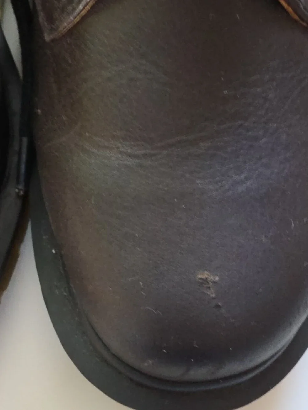 Dr. Martens Dark Brown Leather Derby Shoes